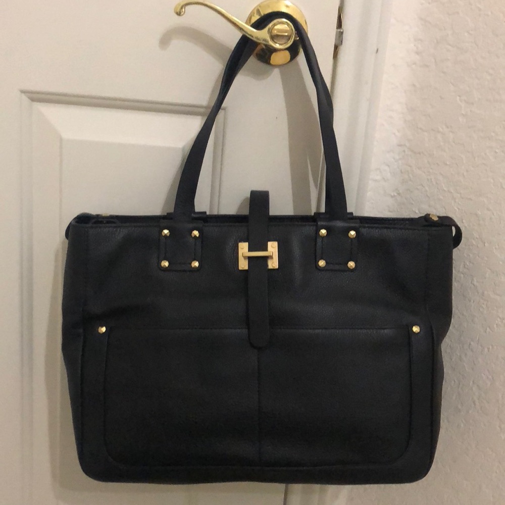 Henri Bendel black tote